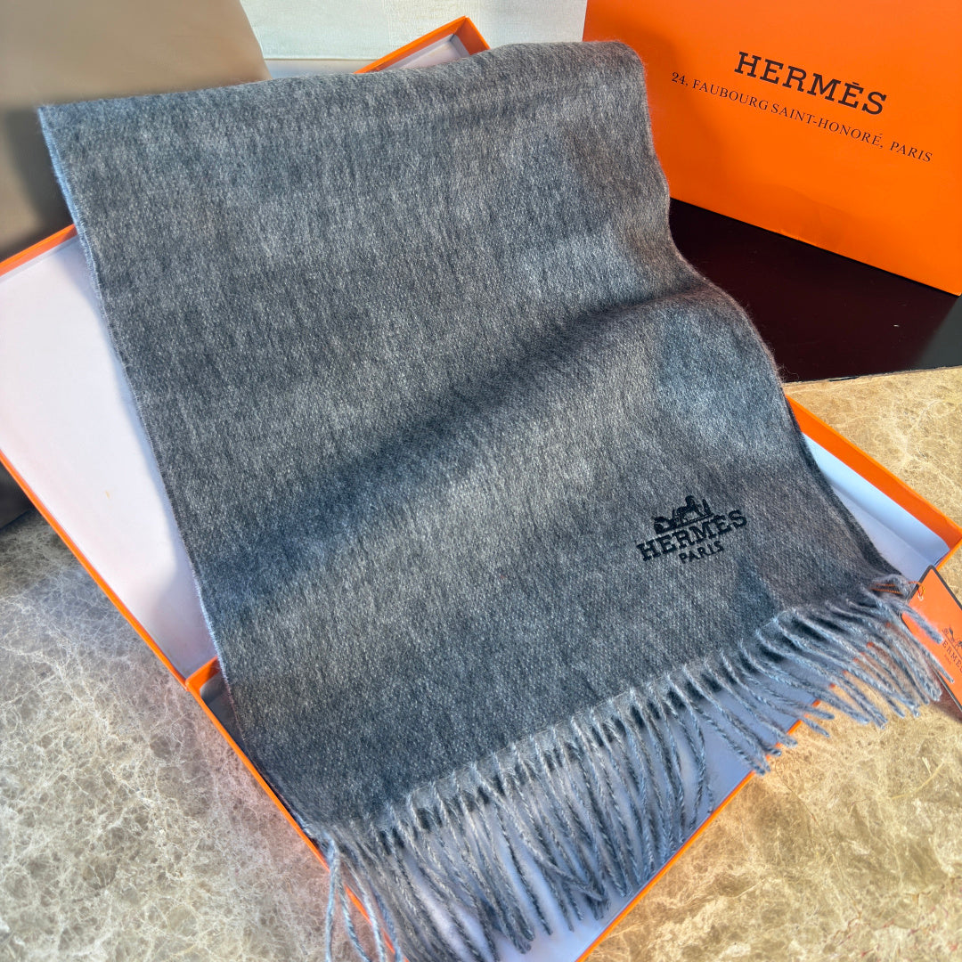 HERMES 25S SCARF 180 IN CASHMERE 987741