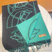 HERMES 25S SCARF 195 IN CASHMERE 989850