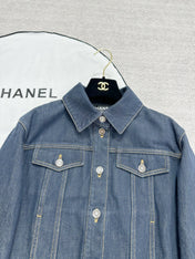 CC 25 Jacket Blue Denim Cotton