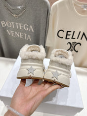 DIOR CHRONO SNEAKER 25S IN CREAM WHITE LAMBSKIN AND MESH FABRIC STYLE 8