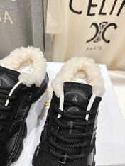 DIOR CHRONO SNEAKER 25S IN BLACK SUEDE AND MESH FABRIC STYLE 6