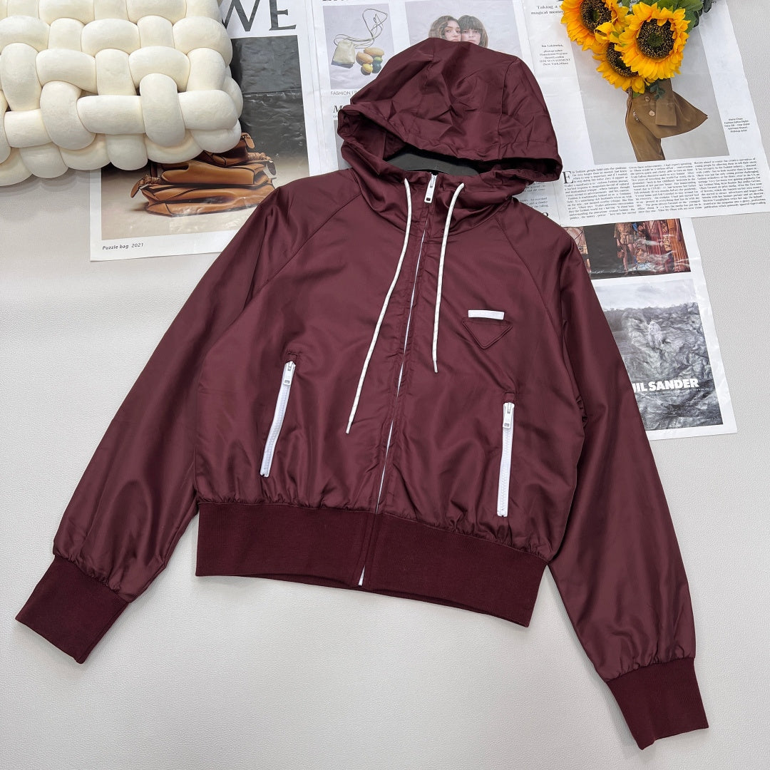 PRADA 25S HOODED SHORT JACKET 306