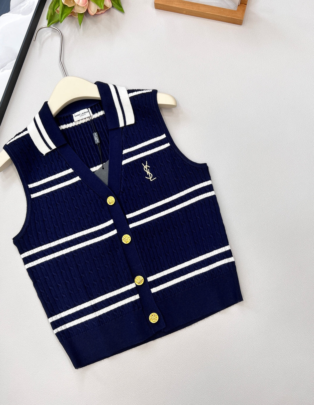 YSL 25S KNIT VEST STYLE 107