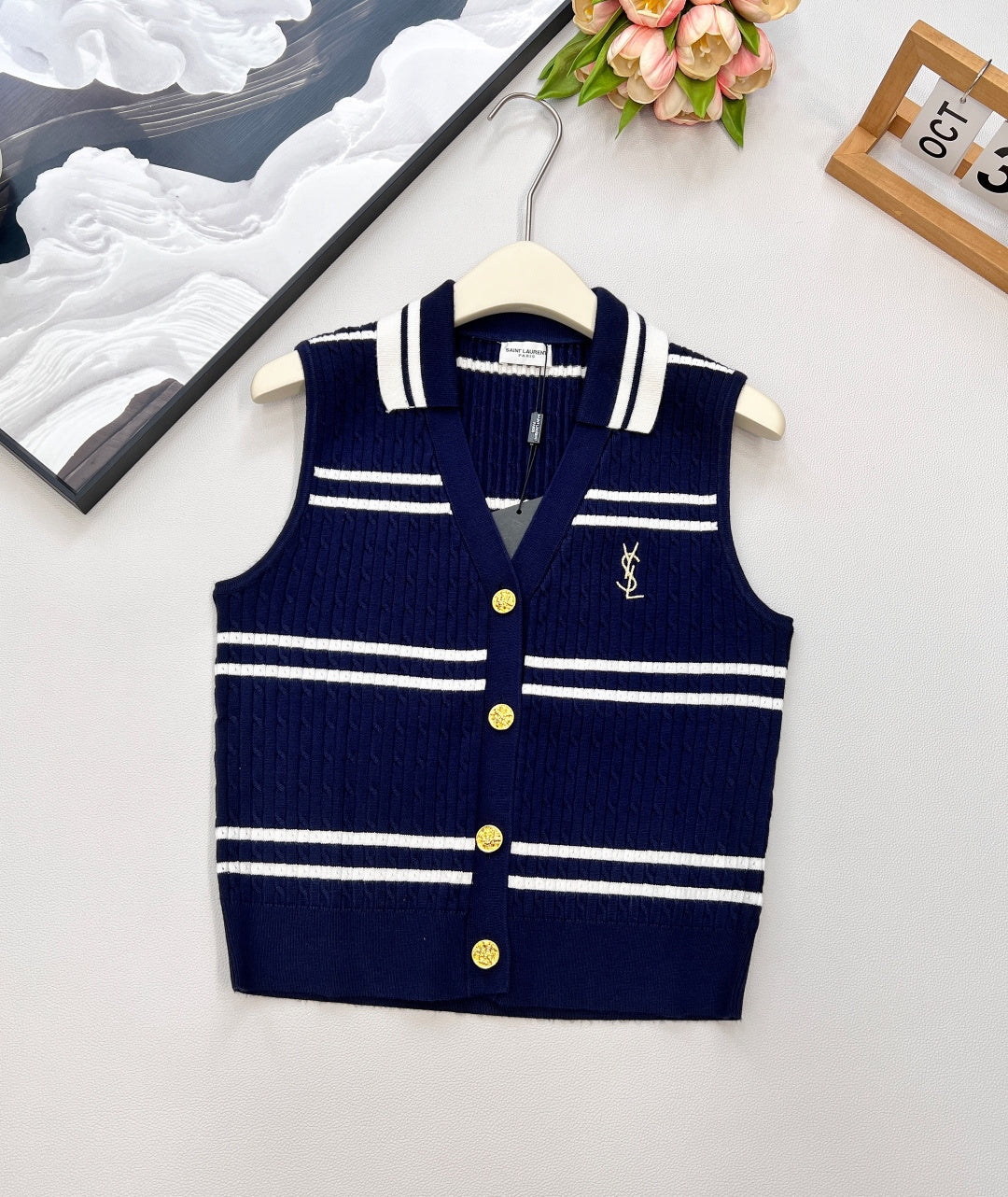 YSL 25S KNIT VEST STYLE 107