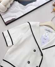 DIOR 25S CROPPED KNIT JACKET 833
