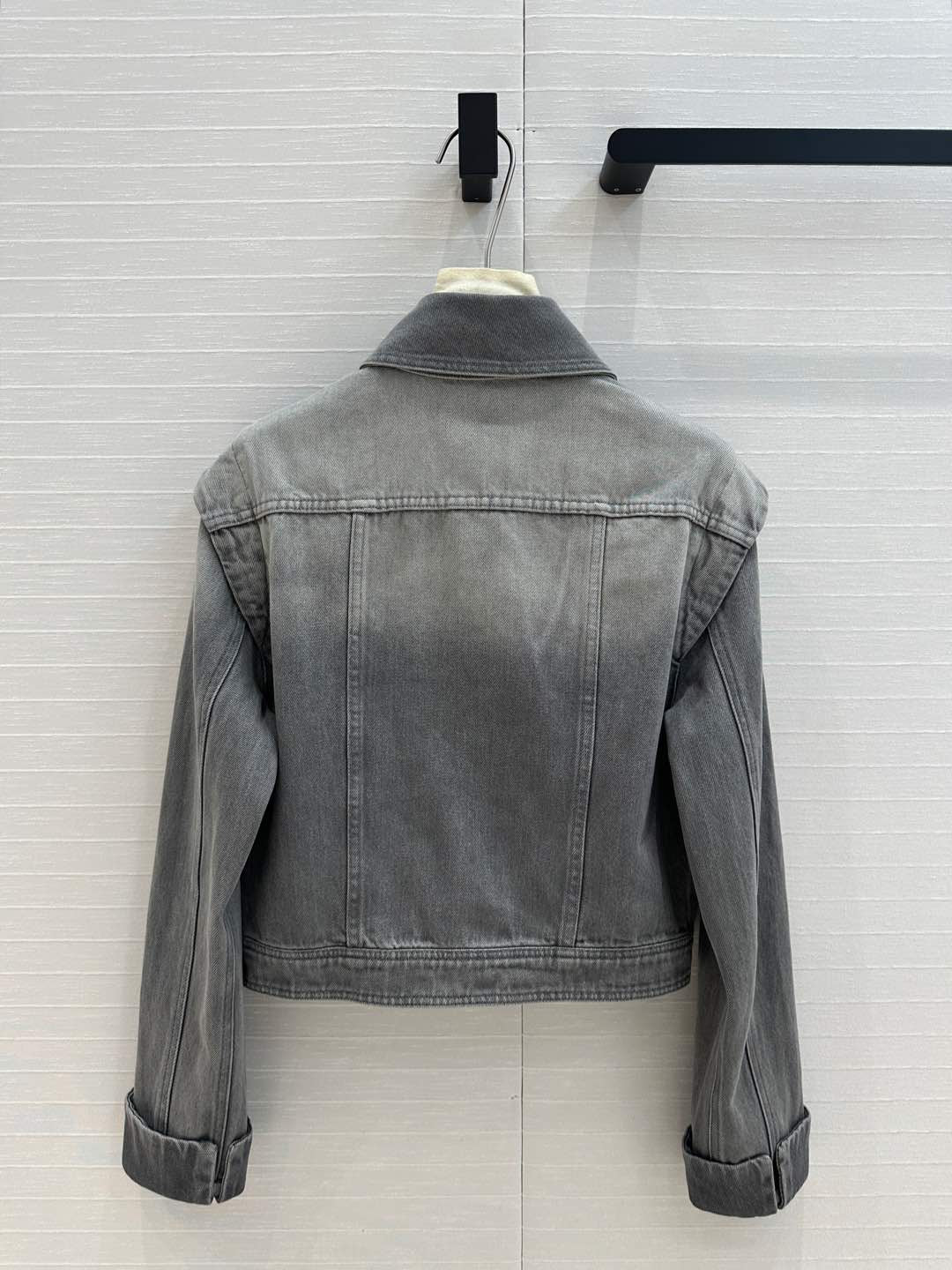 CC Denim Jacket Gray Cotton