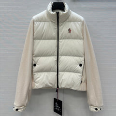 MONCLER 25S SHEARLING AND DOWN JACKET 233