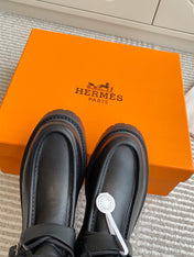 HM 25S ANKLE BOOTS IN BLACK LAMBSKIN