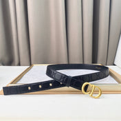 DIOR 25S BELT 30 MM IN BLACK CALFSKIN 564810