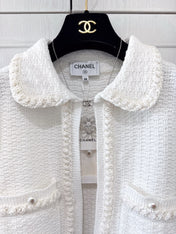 CC 25P Cardigan White Tweed 226821