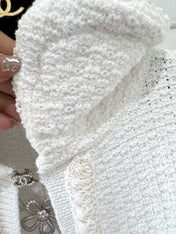 CC 25P Cardigan White Tweed 226821