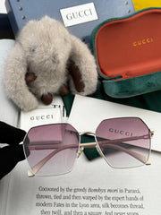 OVERSIZED SQUARE FRAME SUNGLASSES G1639 IN METAL