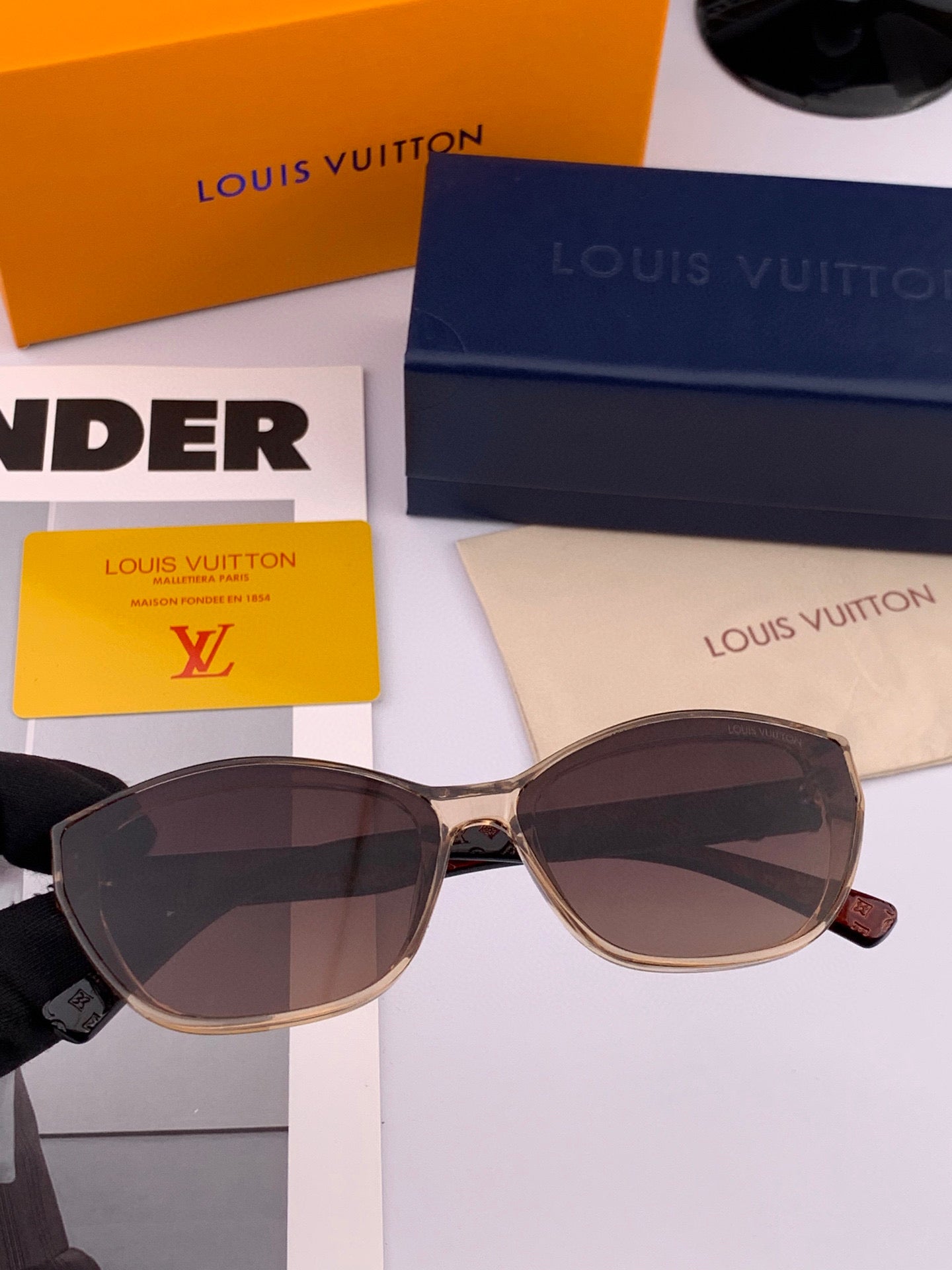 CAT EYE SUNGLASSES L2552 IN ACETATE