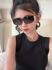 SQUARE SUNGLASSES L5551 IN ACETATE