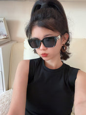 SQUARE SUNGLASSES L6221 IN ACETATE