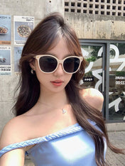 SIGNATURE ROUND SUNGLASSES L3387 IN ACETATE