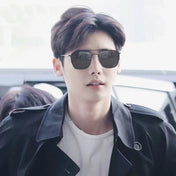 CAT EYE SUNGLASSES L1805 IN METAL GREY LENSES