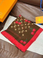 LV SCARF 140 CM IN CASHMERE 721493