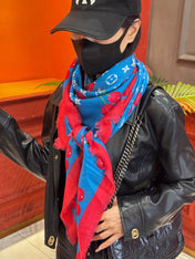 LV SCARF 140 CM IN CASHMERE 721494