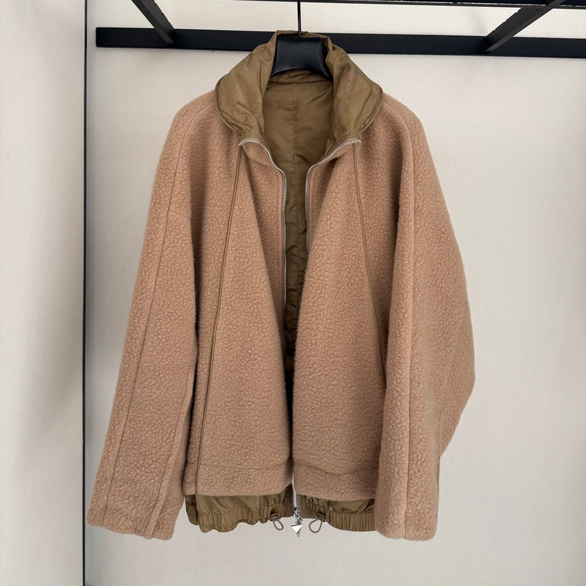 PRADA 25S KHAKI KNIT JACKET 332