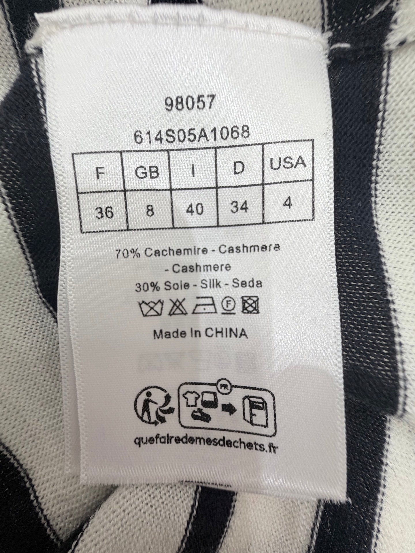 DIOR 25S STRIPED KNITTED SWEATER 765