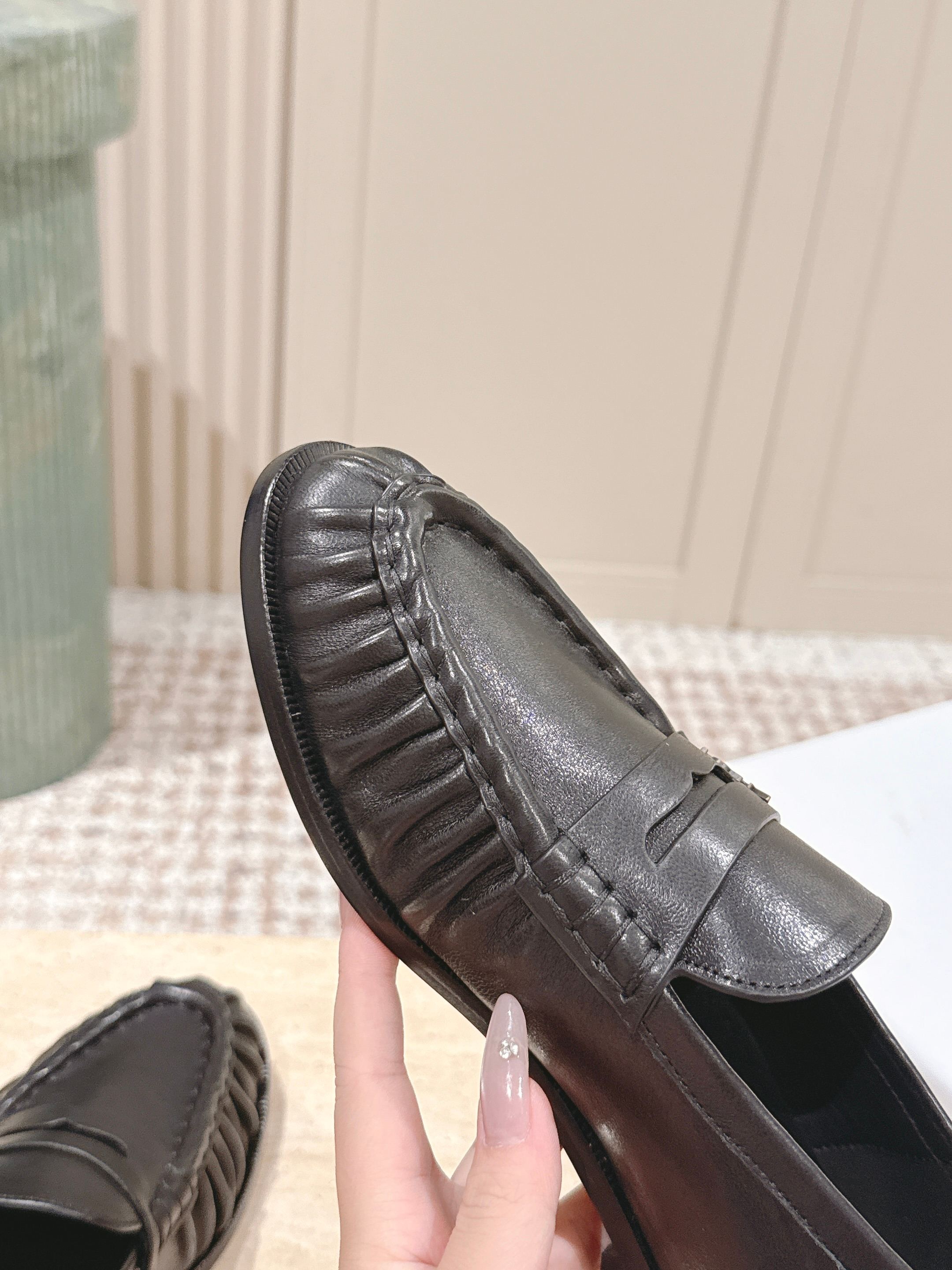 SL MOCCASINS LOAFER IN BLACK CALFSKIN