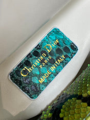 MINI 17 LADY BAG IN COLORFUL SNAKESKIN PATTERN LAMBSKIN 225963