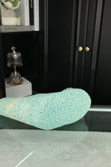 LOE SMALL ANAGRAM BASKET 28 BAG IN LIGHT BLUE IRACA PALM AND CALFSKIN