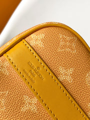 KEEPALL BANDOULIÈRE 25 IN ORANGE MONOGRAM HERITAGE CANVAS