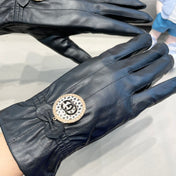 CLASSIC TOUCHSCREEN GLOVES IN BLACK SHEEPSKIN 427387