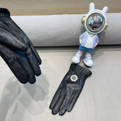 CLASSIC TOUCHSCREEN GLOVES IN BLACK SHEEPSKIN 427387