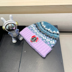 BEANIE HAT IN COLORFUL WOOL 438146