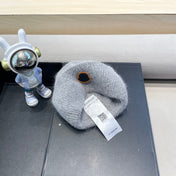 BEANIE HAT IN CLOUD GRAY WOOL 438127