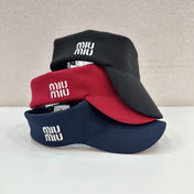 MM VISOR CAP FABRIC LOGO EMBROIDERY