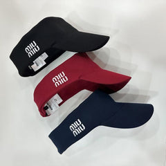 MM VISOR CAP FABRIC LOGO EMBROIDERY