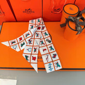 HERMES 25S SCARF 86 IN SILK 853138