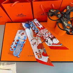 HERMES 25S SCARF 86 IN SILK 853142