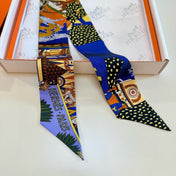 HERMES 25S NECKERCHIEF 86 IN SILK 989359
