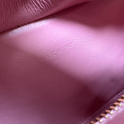 MINI 22 TILLY BAG IN CREPE PINK SHINNY CALFSKIN