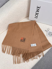 SCARF 180 CM IN CAMEL BEIGE CASHMERE 353156