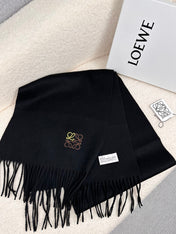 SCARF 180 CM IN BLACK CASHMERE 353157