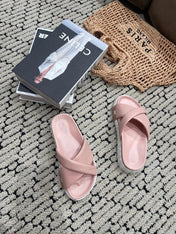 INFRA SANDAL LIGHT PINK CALFSKIN