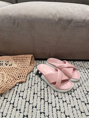 INFRA SANDAL LIGHT PINK CALFSKIN