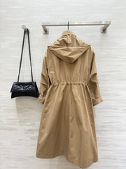 MONCLER 25S LONG TRENCH COAT 298454