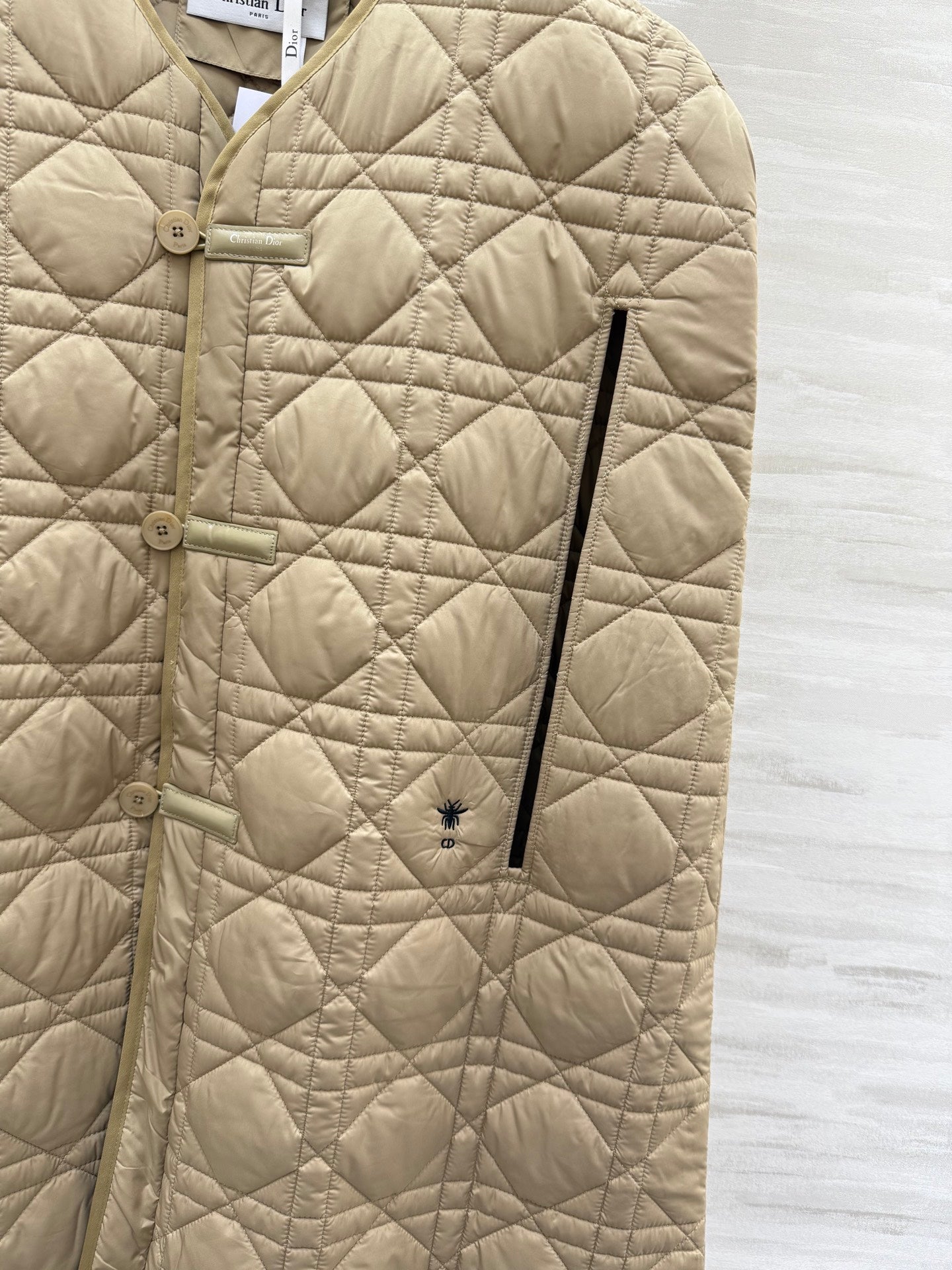 DIOR 25S LONG QUILTED COAT 781