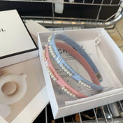 HEADBAND BLUSH PINK SILK 168621