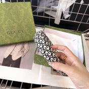 THICK HEADBAND IN WHITE MIX BLACK MONOGRAM CANVAS 406136