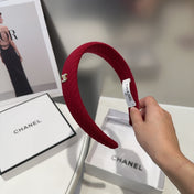 RUBY RED FABRIC HAIRBAND 410903