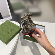 BOW HAIRBAND IN DARK BEIGE MONOGRAM CANVAS 414472