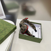 BOW HAIRBAND IN DARK BEIGE MONOGRAM CANVAS 414472